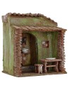 Tavern with pergola cm 19.5x14.5x21.5 h for statues cm 10