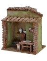 Tavern with pergola cm 19.5x14.5x21.5 h for statues cm 10
