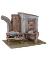 Fish market with wreck cm 19.5x14.5x15.4 h for statues 10