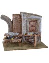 Fish market with wreck cm 19.5x14.5x15.4 h for statues 10