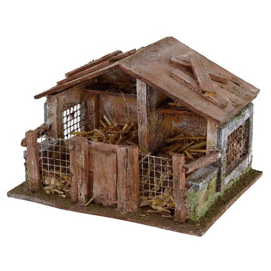 Gallinero para belén de 19x14,5x13 cm de altura Mondo Presepi