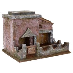 Porqueriza para belén de 20x14,5x13 cm de altura para estatuas 2