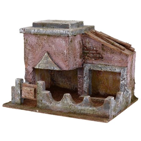 Porcilaia for presepe cm 20x14, 5x13 h. 