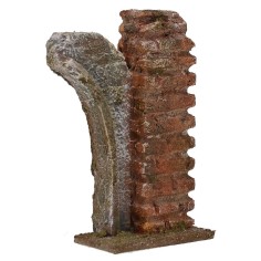 Rudere con arco cm 5,5x3x10 h. per statue 4-6 cm Mondo Presepi