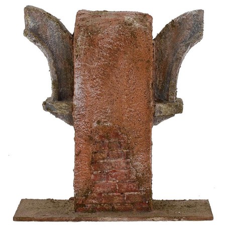 Ruina de arcos de 16x5x16,5 cm de altura para estatuas de 10 cm