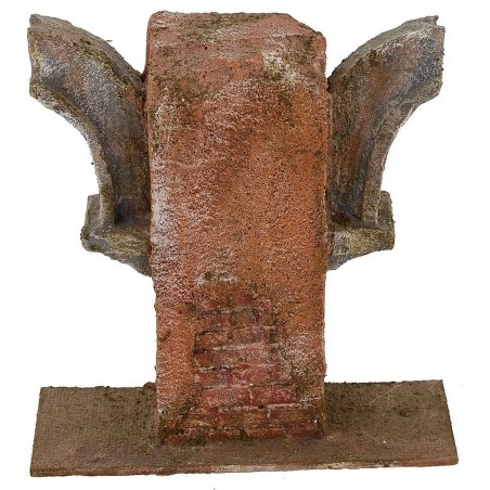 Ruina de arcos de 16x5x16,5 cm de altura para estatuas de 10 cm