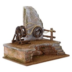 Hand-held wheel wheel cm 20x14, 5x18 h. 