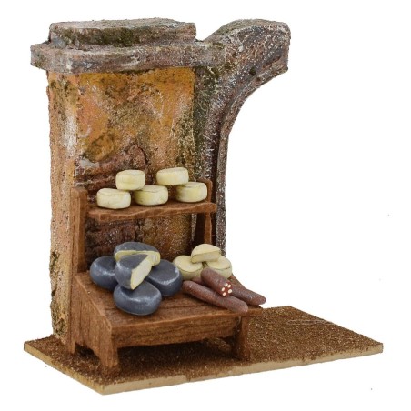Salumiere con rudere cm14,5x8,5x16 h. per statue 10 cm Mondo