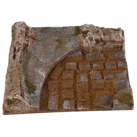 Strada per presepe componibile cm 14,5x17,5x3h. Mondo Presepi