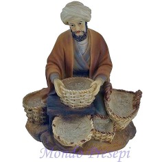 Basket cm 9 in resin