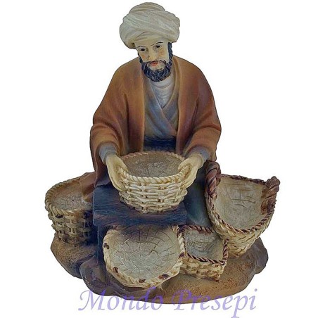 Basket cm 9 in resin