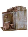 Vineria con dehor cm 24x17,5x23 h per statue 12 cm Mondo Presepi