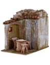 Vineria con dehor cm 24x17,5x23 h per statue 12 cm Mondo Presepi