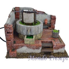 Crusher with mechanical movement and water 2