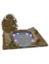Estanque luminoso modular de cm 25x20,5x14 h para estatuas de