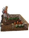 Orto con contadino landi con vanga Mondo Presepi