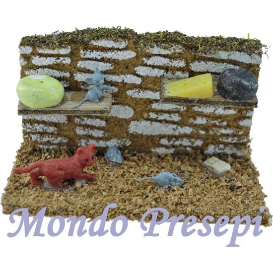 Setting with the mice and the cat