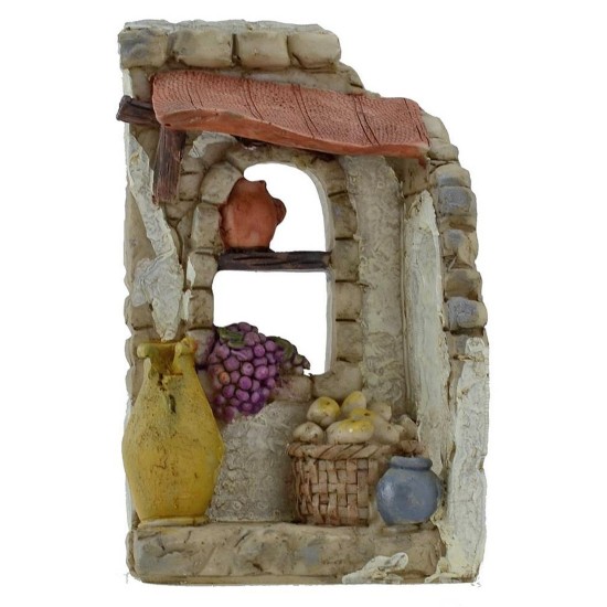 Tienda del frutero en resina cm 7,5x5x12,4