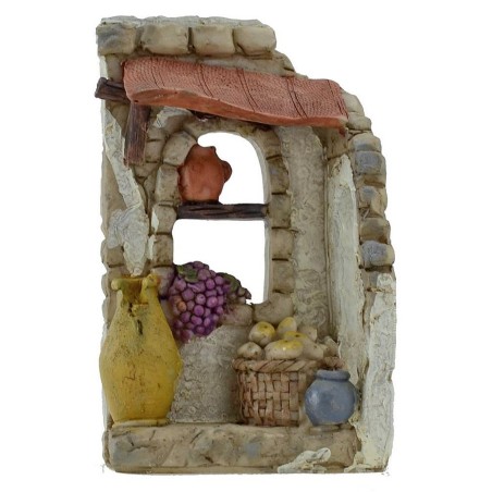 Tienda del frutero en resina cm 7,5x5x12,4