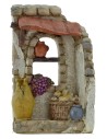 Bottega del fruttivendolo in resina cm 7,5x5x12,4 h. Mondo