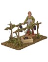 Filari di vigna con vendemmiatore serie 10cm Landi cm