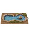 Luminous pond for presepe cm 32x17x2, 3 h