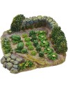 Orto in resina cm 9,5x9x3 h. Mondo Presepi