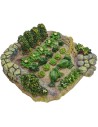 Orto in resina cm 9,5x9x3 h. Mondo Presepi