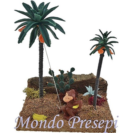 Monkey that collects bananas cm 15x10x17,5 h.