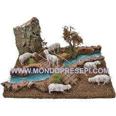 The stretch of river ef. depth with sheep 2