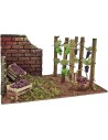 Vigneto con uva cm 20x14x10,5 h. Mondo Presepi