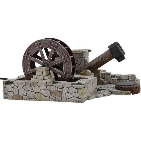 Maglio in movimento con mulino funzionante Mondo Presepi