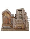 Water mill with a functioning cascade cm 39x30x27 h