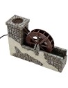 Mulino ad acqua in resina cm 23,5x6x16,5 h. Mondo Presepi