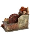 Mulino ad acqua in resina funzionante cm 22x17,5x20 h