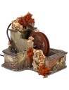 Mulino ad acqua in resina funzionante cm 22x17,5x20 h