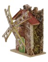Mulino a vento funzionante cm 10x6x15 h. Mondo Presepi