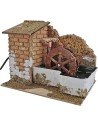 Nativity water mill cm 20x14x15 h.