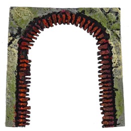 Arco Románico en resina h. 