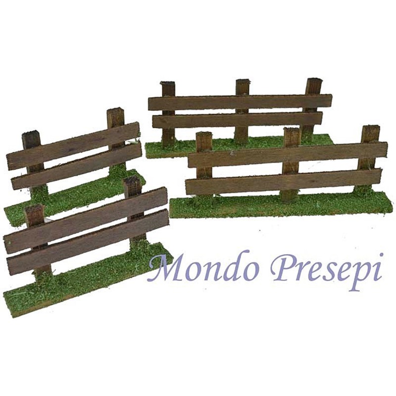Busta 4 steccati in legno Mondo Presepi