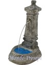 Fuente de columna de 10,5 cm de altura.