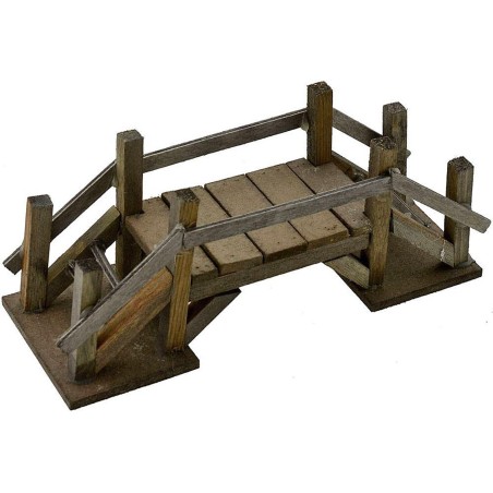 Wooden bridge 21x6 cm