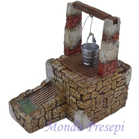 Pozzo in resina con lavatoio Mondo Presepi