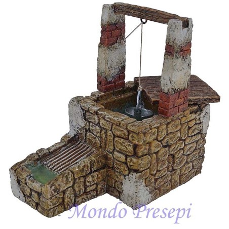 Pozzo in resina con lavatoio Mondo Presepi