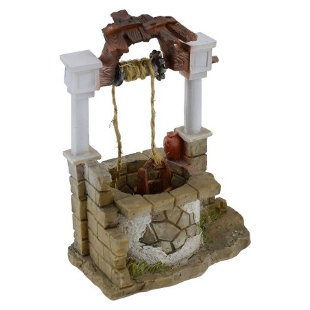 Well in resin for presepe cm 10x6x12 h