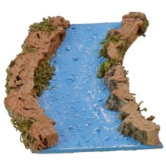 Fiume componibile curva a destra cm 16x10,5x1,5 h 2