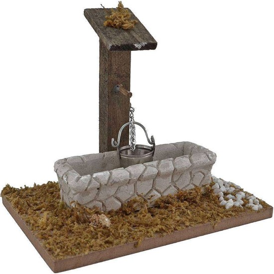 Fuente de 12x8x10 cm de altura. Mundo Belenes