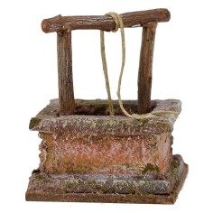 Pozo para belén de 6X6X7 cm de altura para figuras de 6-8 cm. 2