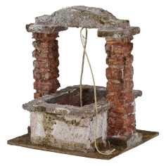 Well for presepe with lateral columns cm 14,5X12x15 h for 2
