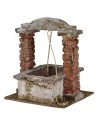 Pozo para belén con columnas laterales de 14,5X12x15 cm de